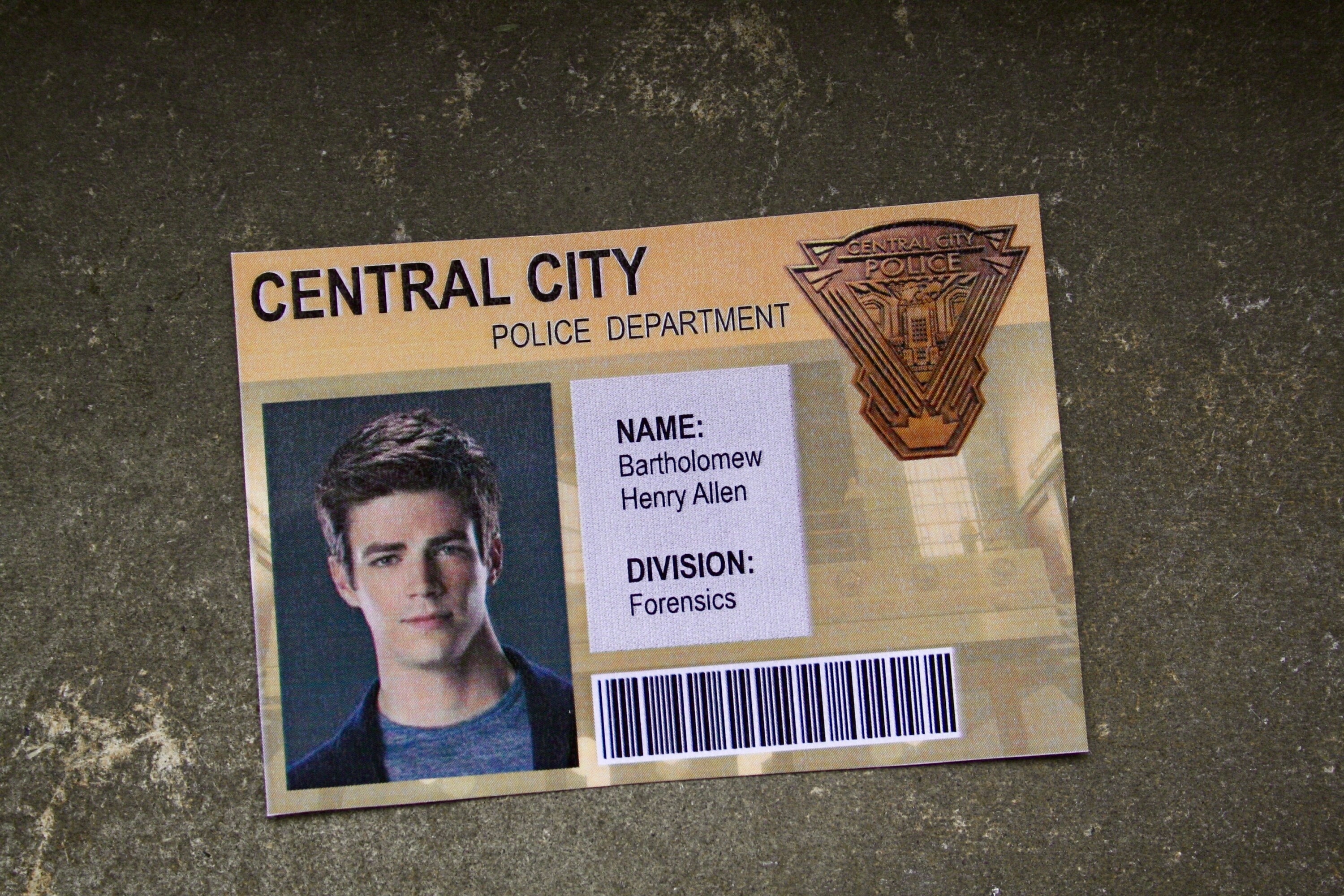 The FLASH 1000 IDBadges FAN ART Barry Allen Joe West Etsy