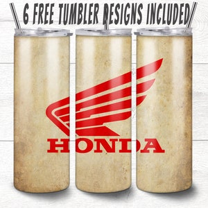 20oz Skinny Tumbler Sublimation Designs,Honda logo png,Honda tumbler,Honda png,Tumbler template,20 oz sublimation,Skinny tumbler png,