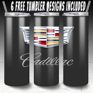 20 oz skinny tumbler design sublimation,Cadillac sublimation,Cadillac tumbler png,Cadillac logo png,Tumbler,Skinny tumbler png,Sublimation