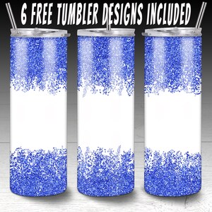 Sublimation tumbler,20 oz skinny tumbler design sublimation,Glitter tumbler,Blue glitter tumbler,Glitter png, Blue tumbler,Skinny tumbler