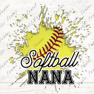 Softball png for sublimation,Softball nana png,Softball nana gift,Softball nana tshirt,Softball nana tumbler,Softball  png file,Softball