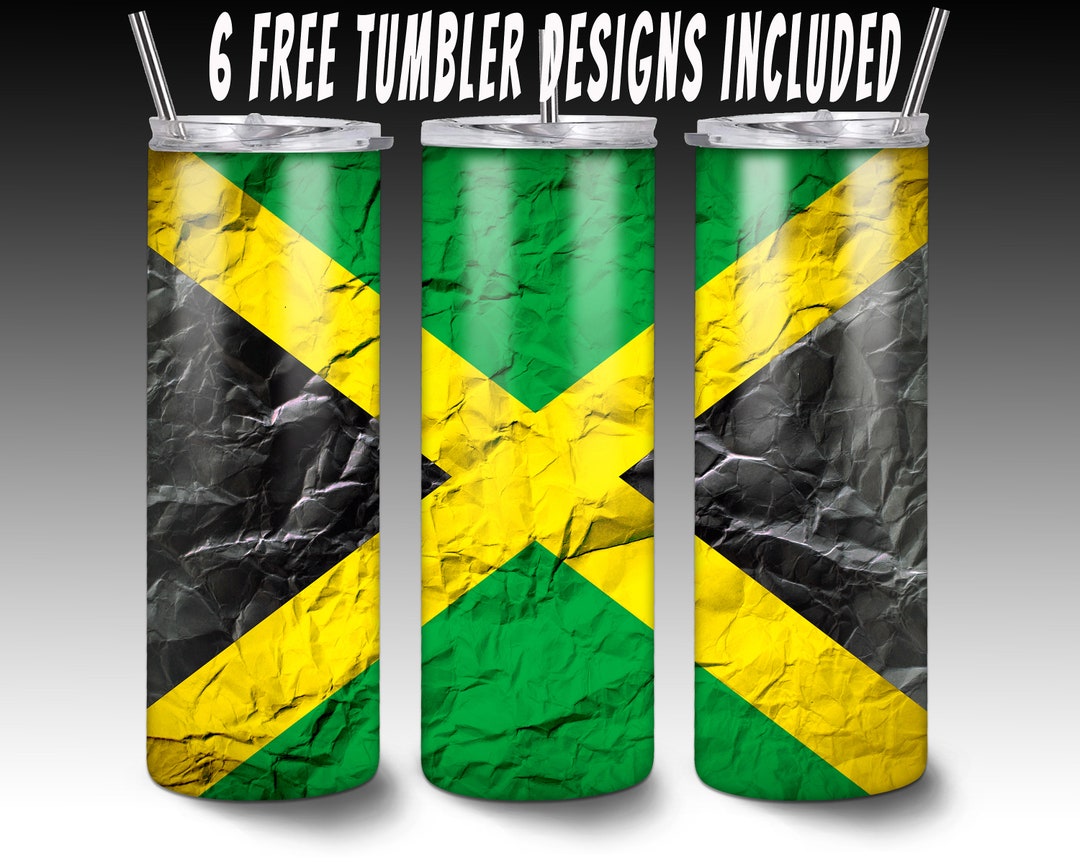 Jamaica Flag,jamaica Png,jamaica Tumbler Wrap,jamaica Tumbler Png