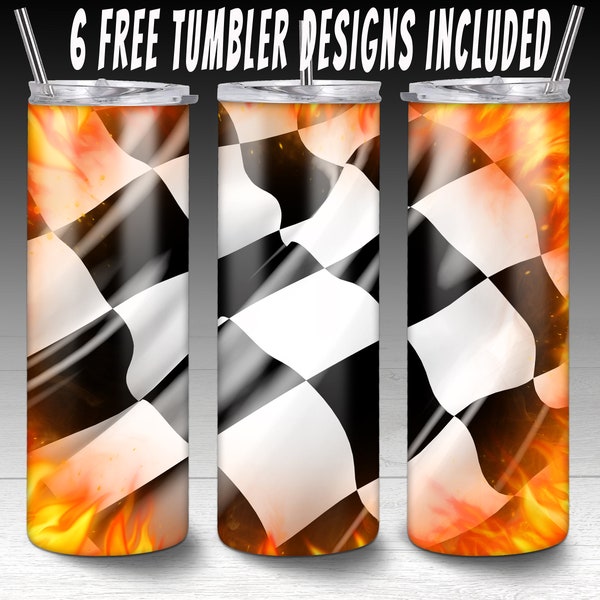 20oz skinny tumbler design sublimation,Checkered flag png,Checkered flag wrap,Checkered tumbler png,Nascar,Racing Flag,Racing checkered flag