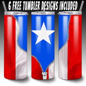 Puerto Rico tumbler,Puerto Rico flag png,Boricua Png,Skinny tumbler png,Tumbler wrap png,Skinny tumbler wrap,Tumbler decal,Sublimation