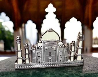 Taj Mahal Enamel pin