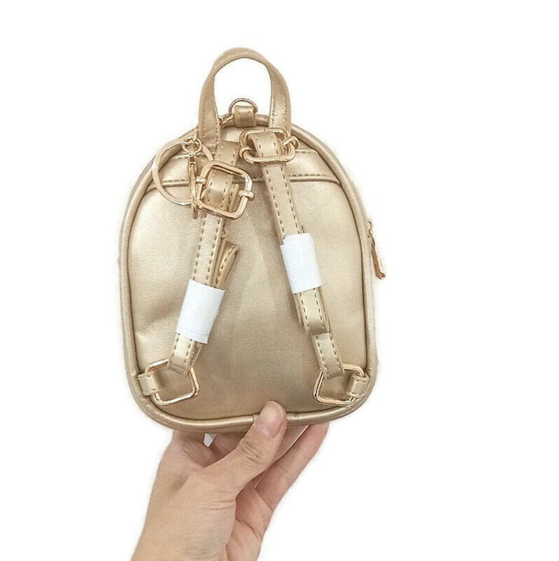 backpack with a on it