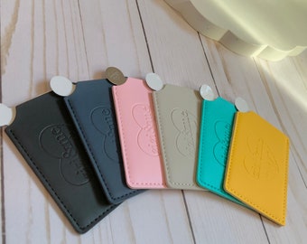 ¡Pequeño y elegante espejo de bolsillo compacto con funda protectora de viaje de cuero vegano, un mini regalo dulce y útil!