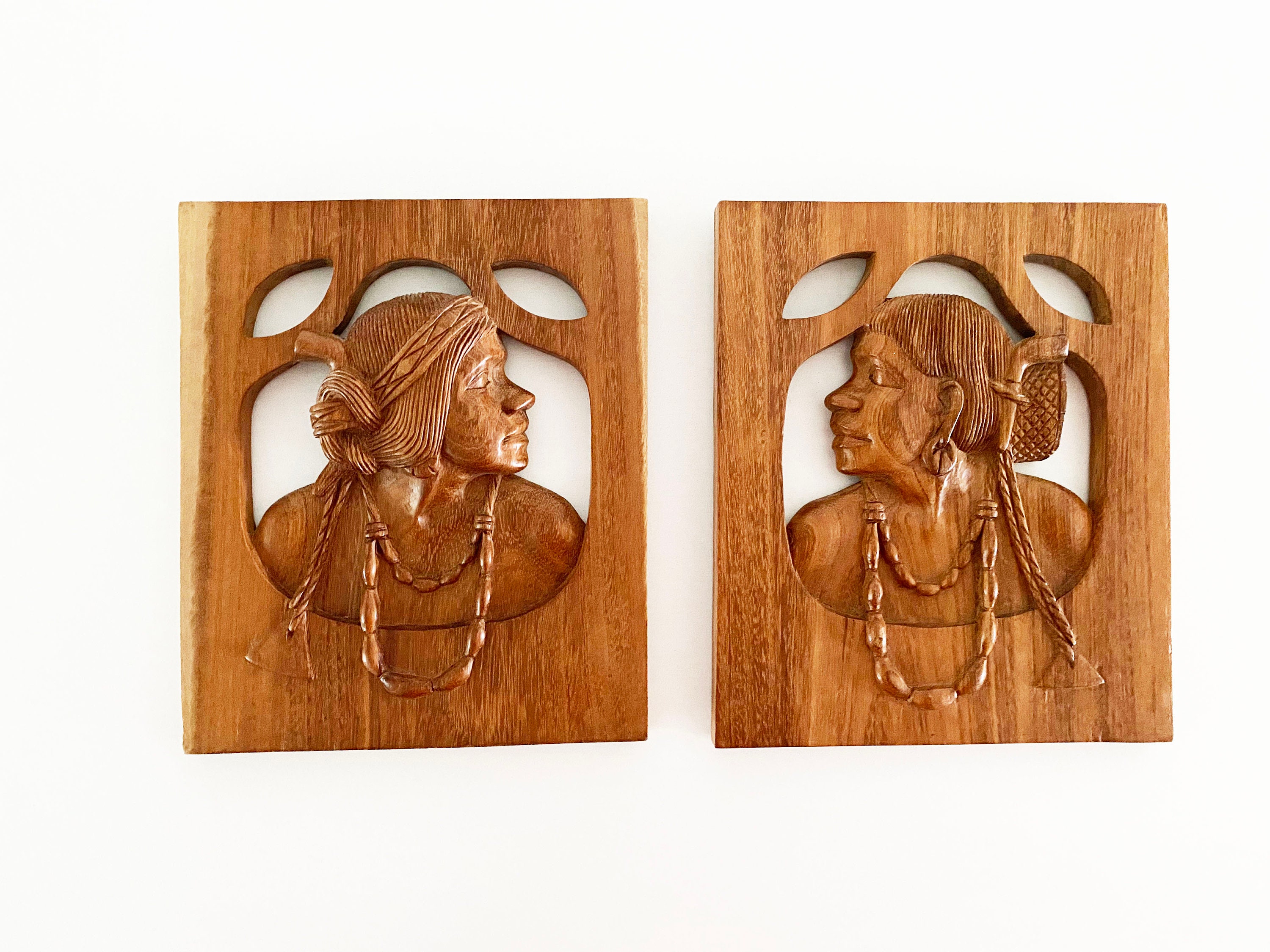 Unique Hand Carved Wood Ethnic Wall Art Native Wall Decor Etsy