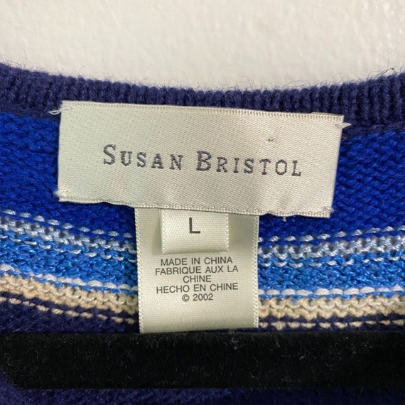 VTG Susan Bristol Sweater Womens Large Flower Car… - image 2
