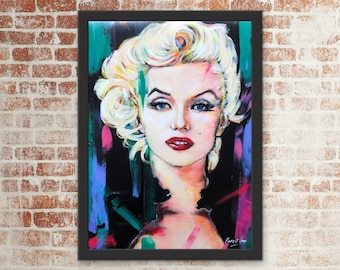 Marilyn Monroe original art print