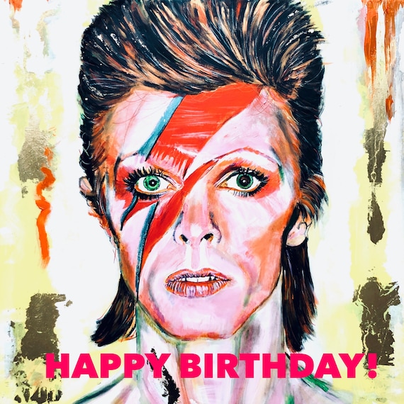 david bowie ポストカード DAVID BOWIE デヴィッドボウイ - Black Tie White Noise