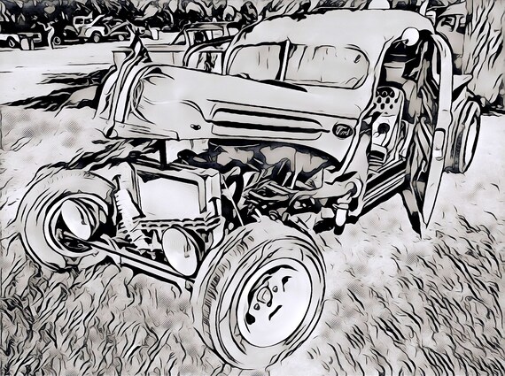 Rat Rod Ford Truck Carlsbad Auto Show June 2018 Etsy