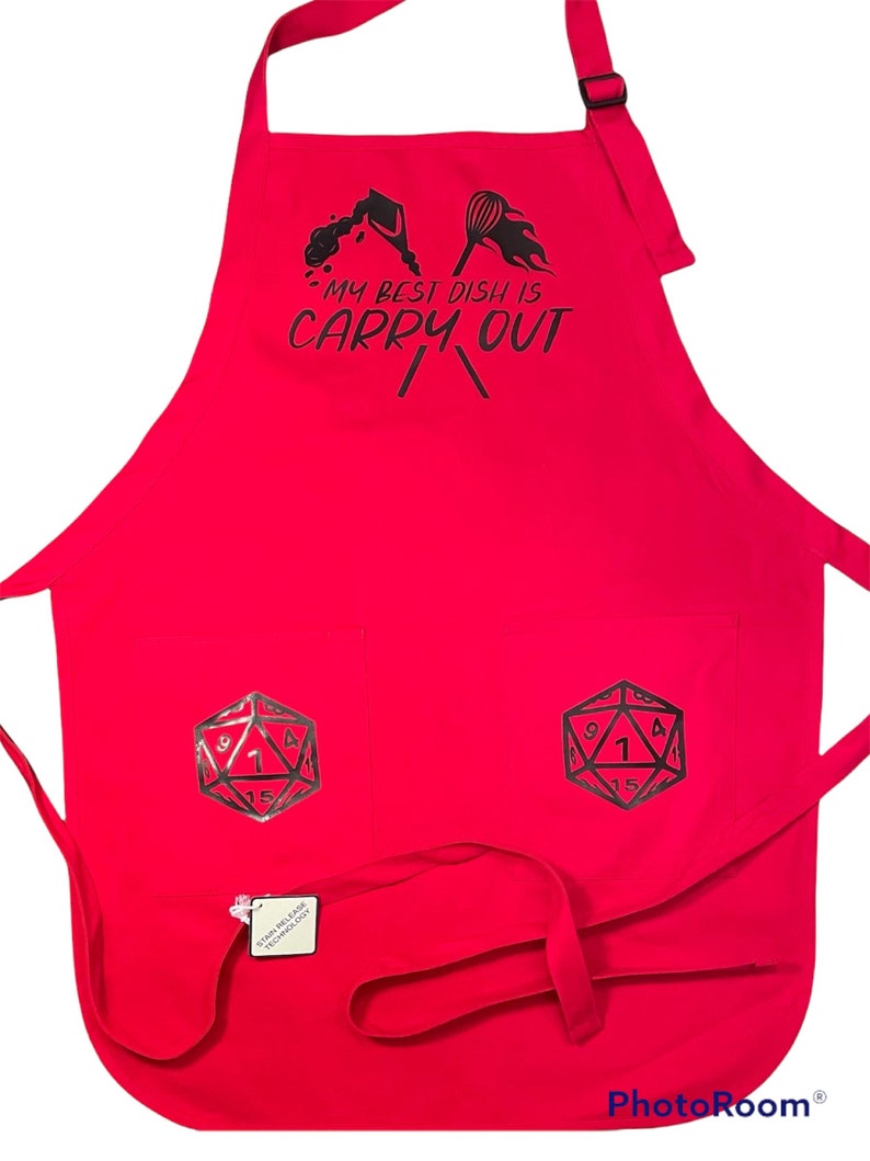 Dungeons and Dragons Apron Geek Apron Nerd Apron Geeky Etsy