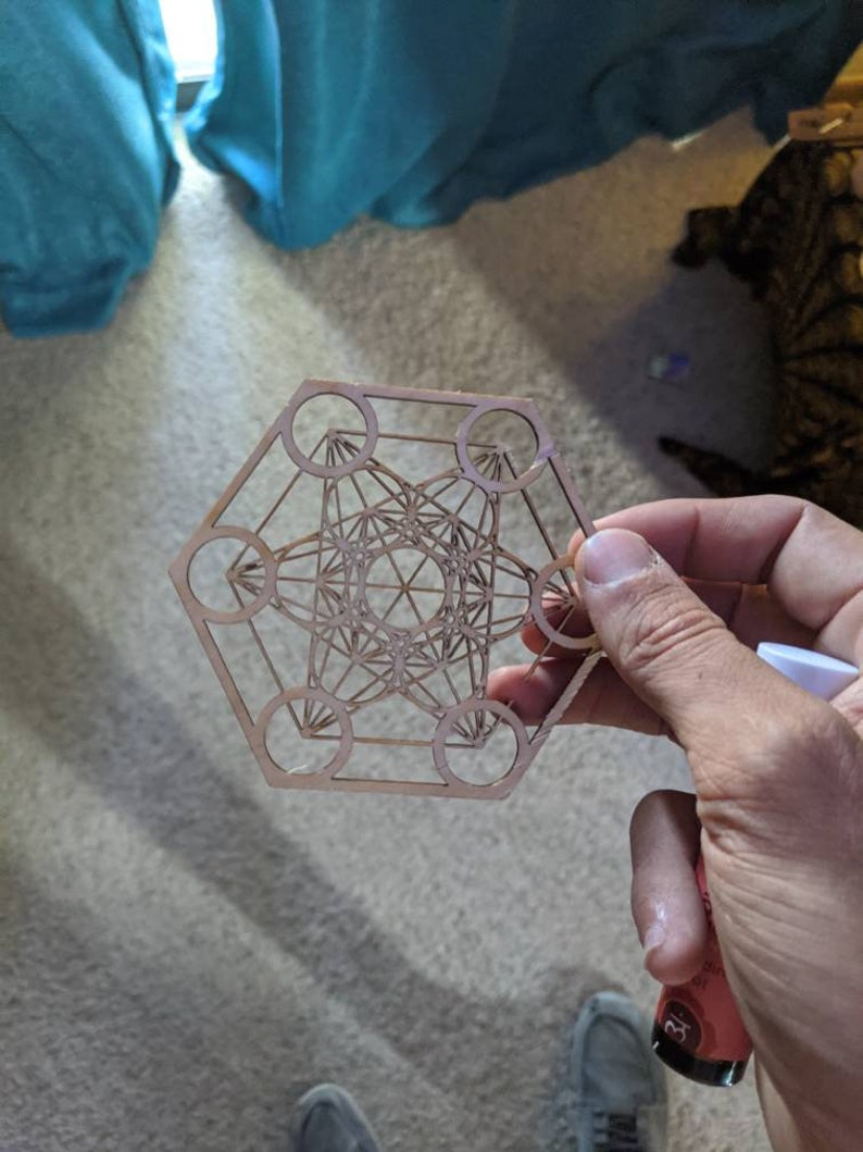 Metatron's Cube Stencil Etsy
