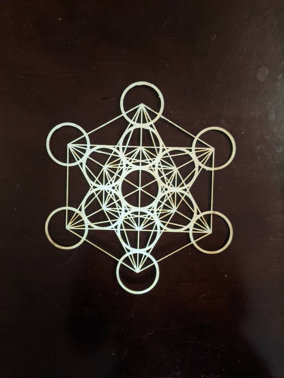 Metatron's Cube Stencil Etsy