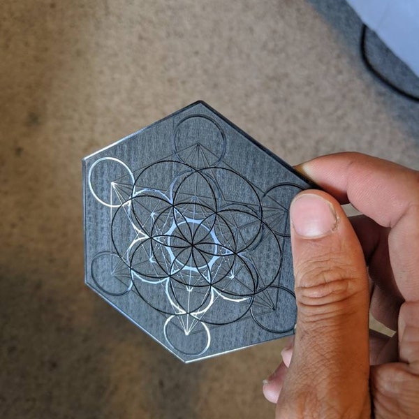 Sacred Geometry Mini Crystal Grid