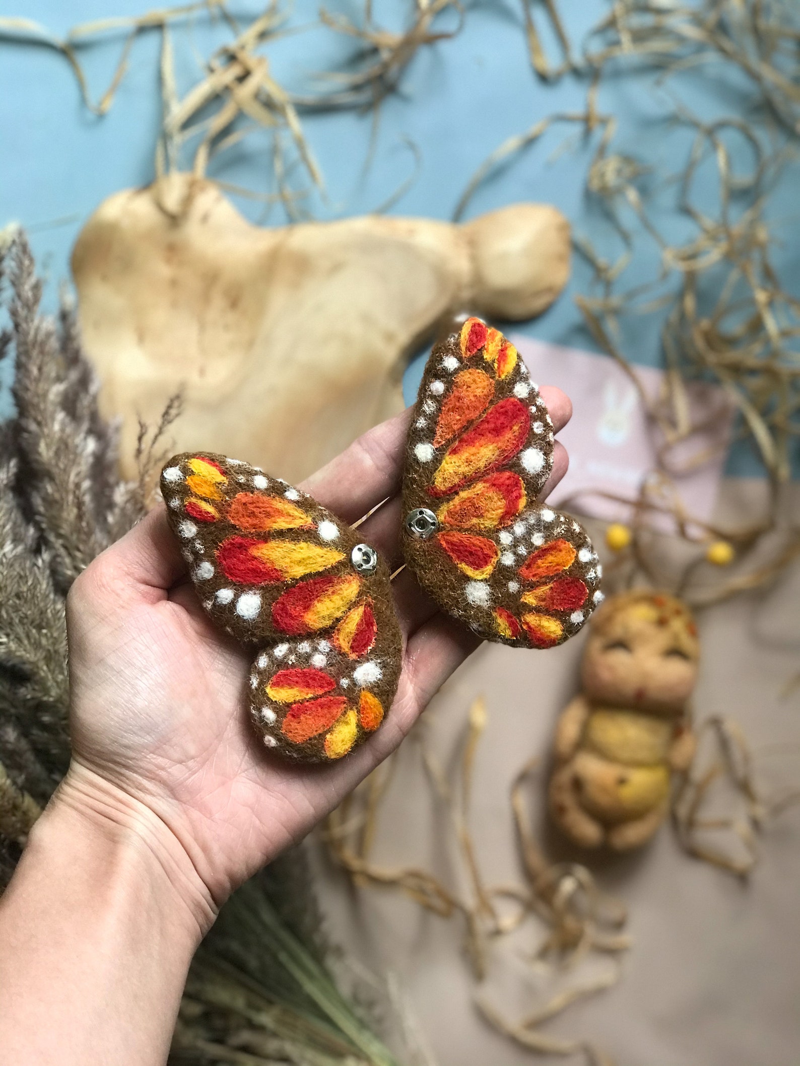 Newborn props butterfly stuffed animal butterfly plush Etsy