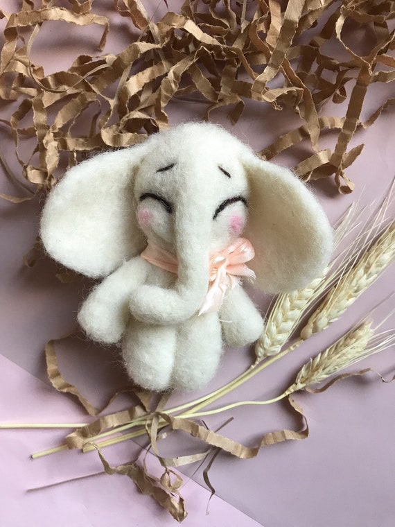 white elephant stuffed animal
