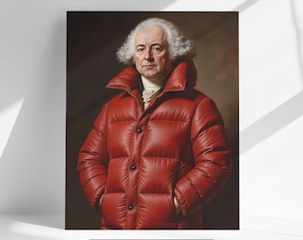 John Adams Streetwear Art Print – Founding Father Portrait (Digital Download)