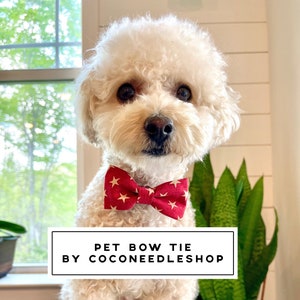 Pet Bow Tie over the Collar/ Bow Tie for dogs/ cats/ pets