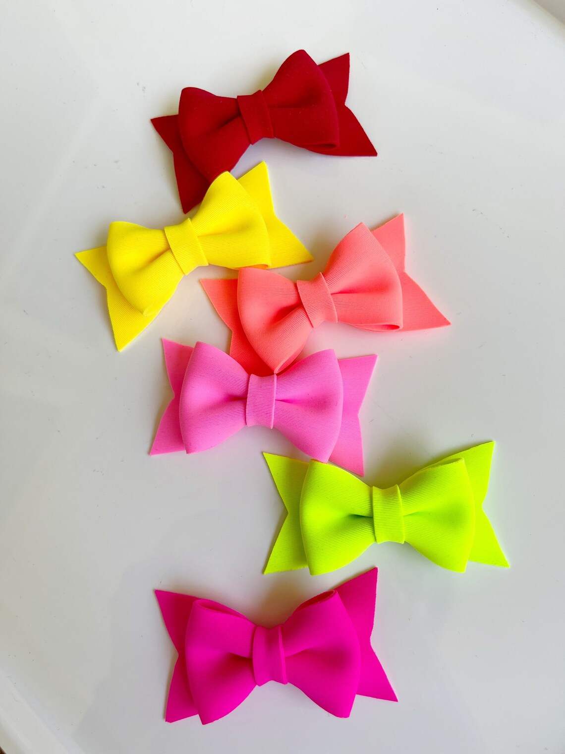 Neon Colored Bows for Dogs/dog Bows Etsy