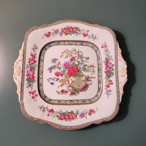 Vintage Paragon China Square Decorative Plate