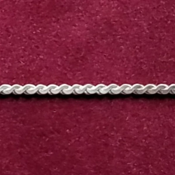 Sterling Silver 1mm Serpentine Chain