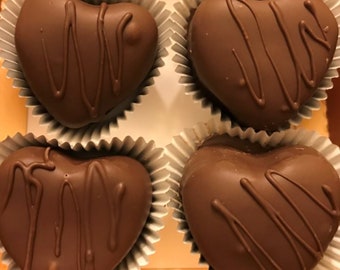 Heart Shaped Bourbon Chocolates!