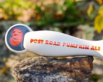 post road pumpkin ale tap handle with bottle opener, Bar Tap, NY, NYC, New York, Brooklyn, beer, brewery handle, home brew gift