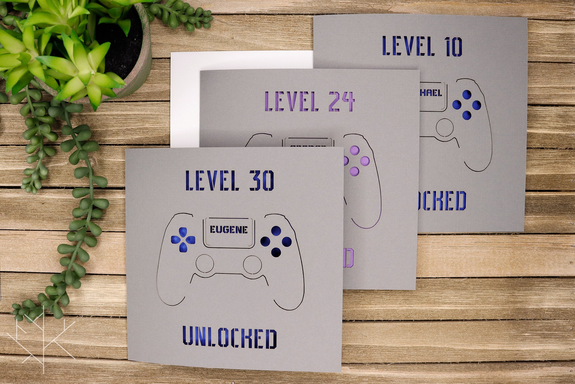 video game birthday card gamer birthday card playstation etsy