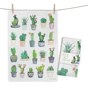 Tea Towel Cactus Collection