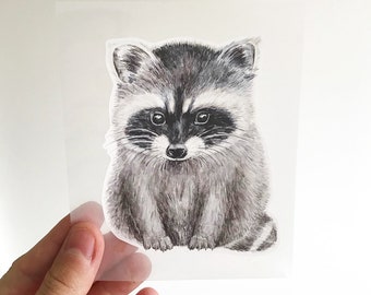 Iron-on patch Racoon