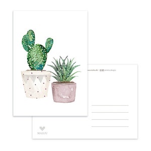 Cartolina Cactus Duo