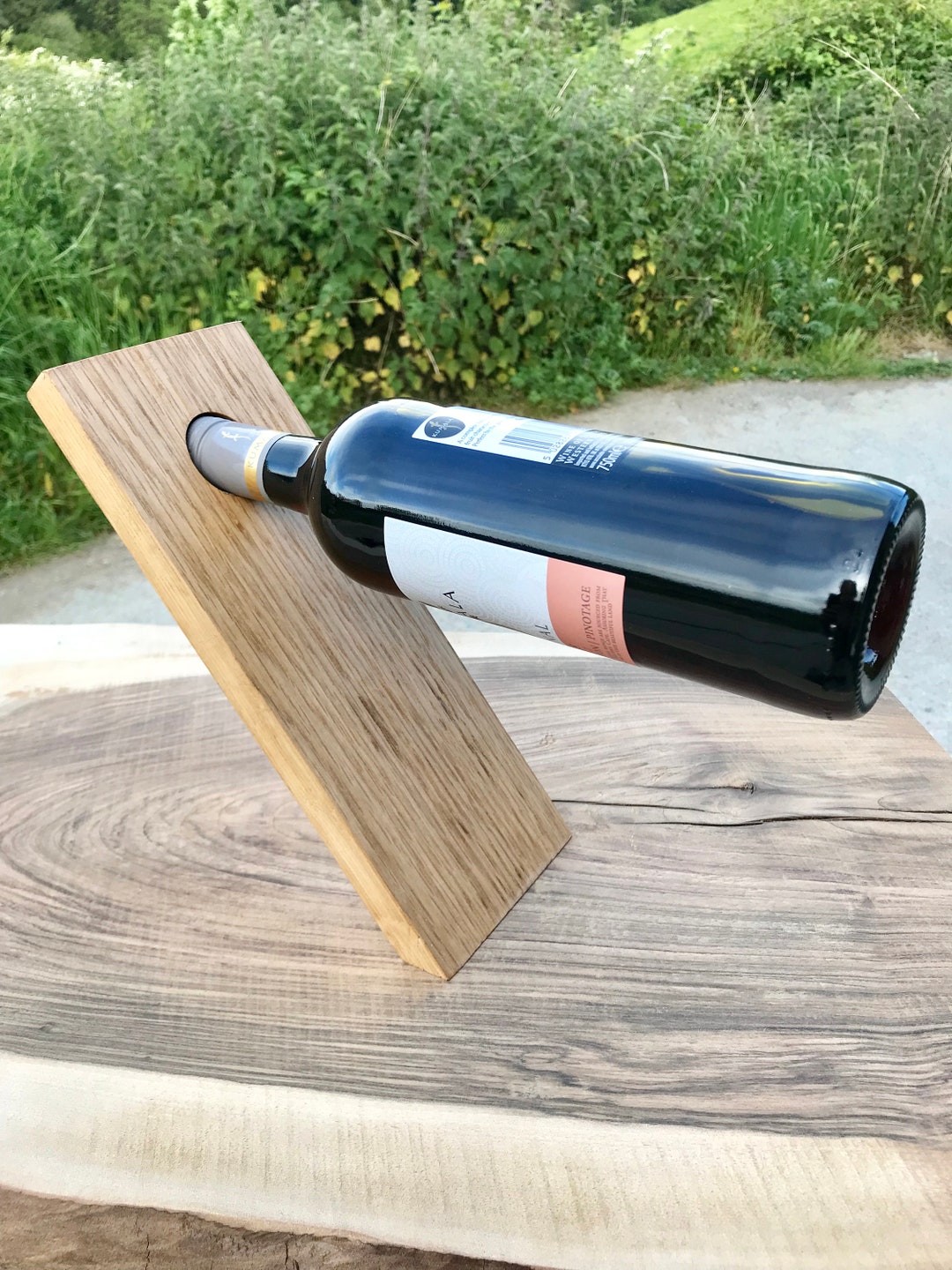 Floating Wine Bottle Holder Etsy