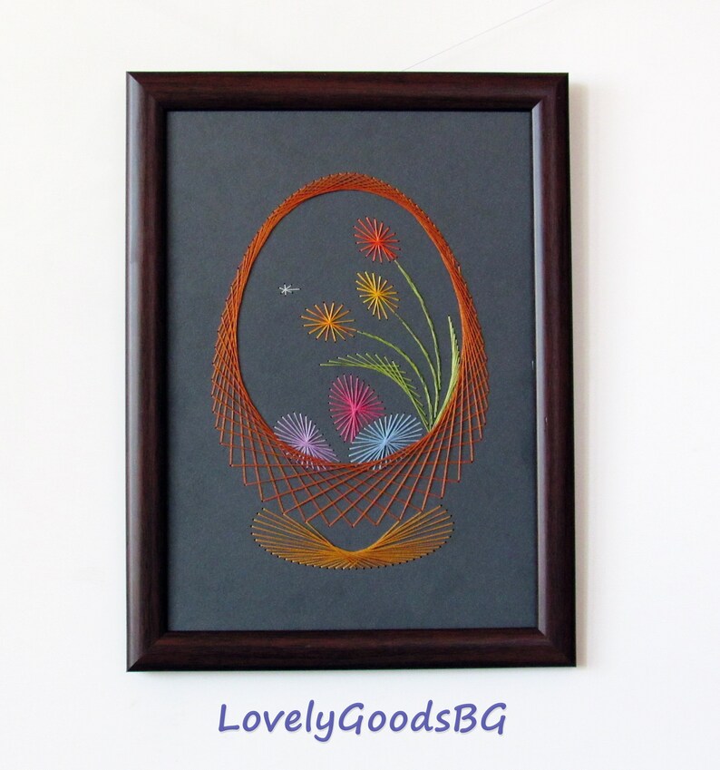 Home String Art Decor. Picture in String Art Style. DIY Kit Etsy
