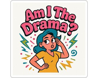 Dramatic Entry Sticker Dramatic Pause Car Sticker, Funny Meme Joke Bumper Sticker for Actor ...