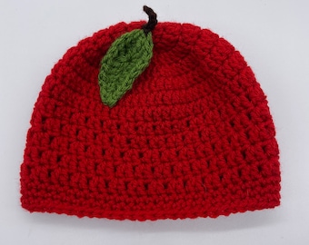 Red Apple Hat Harvest Hat Fall Themed Beanie Apple Orchard - Etsy