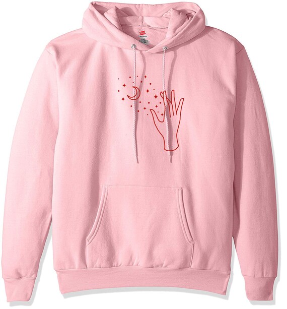 aesthetic pink hoodie