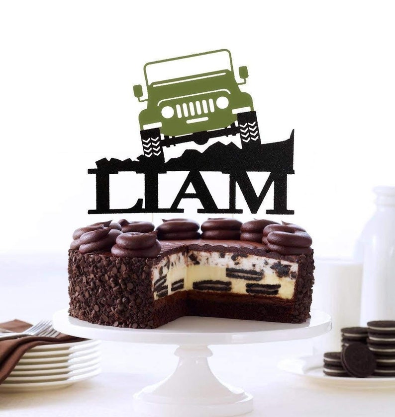 Personalized off Road Jeep Cake Topper Truck Topper Jeep Etsy