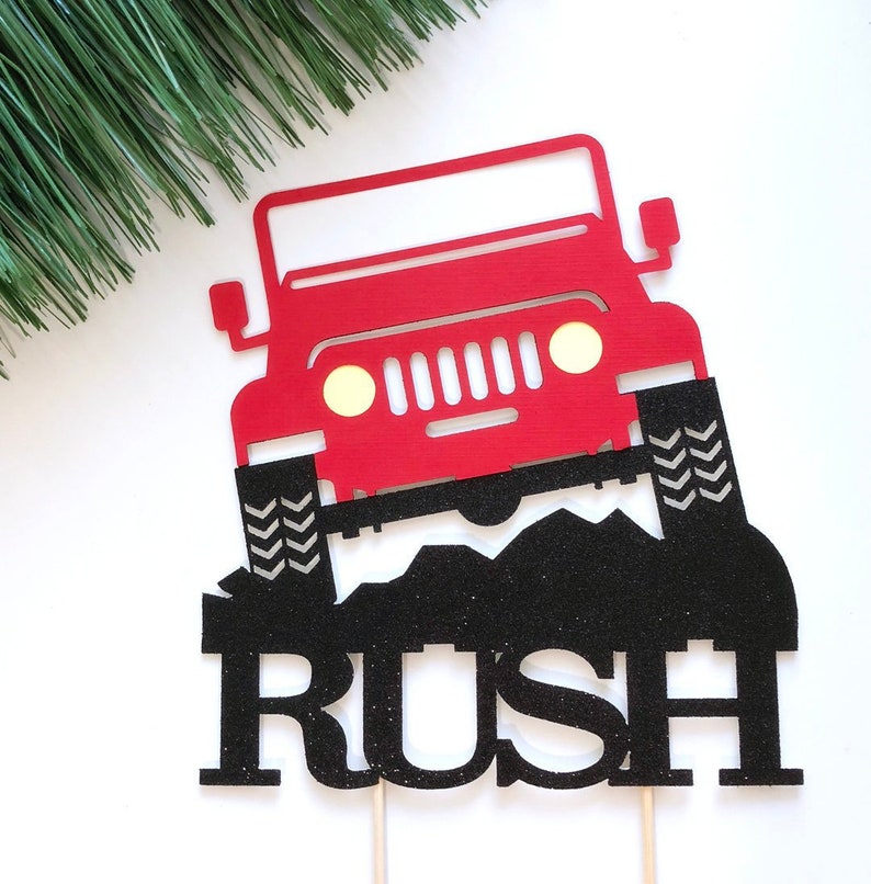 Personalized off Road Jeep Cake Topper Truck Topper Jeep Etsy