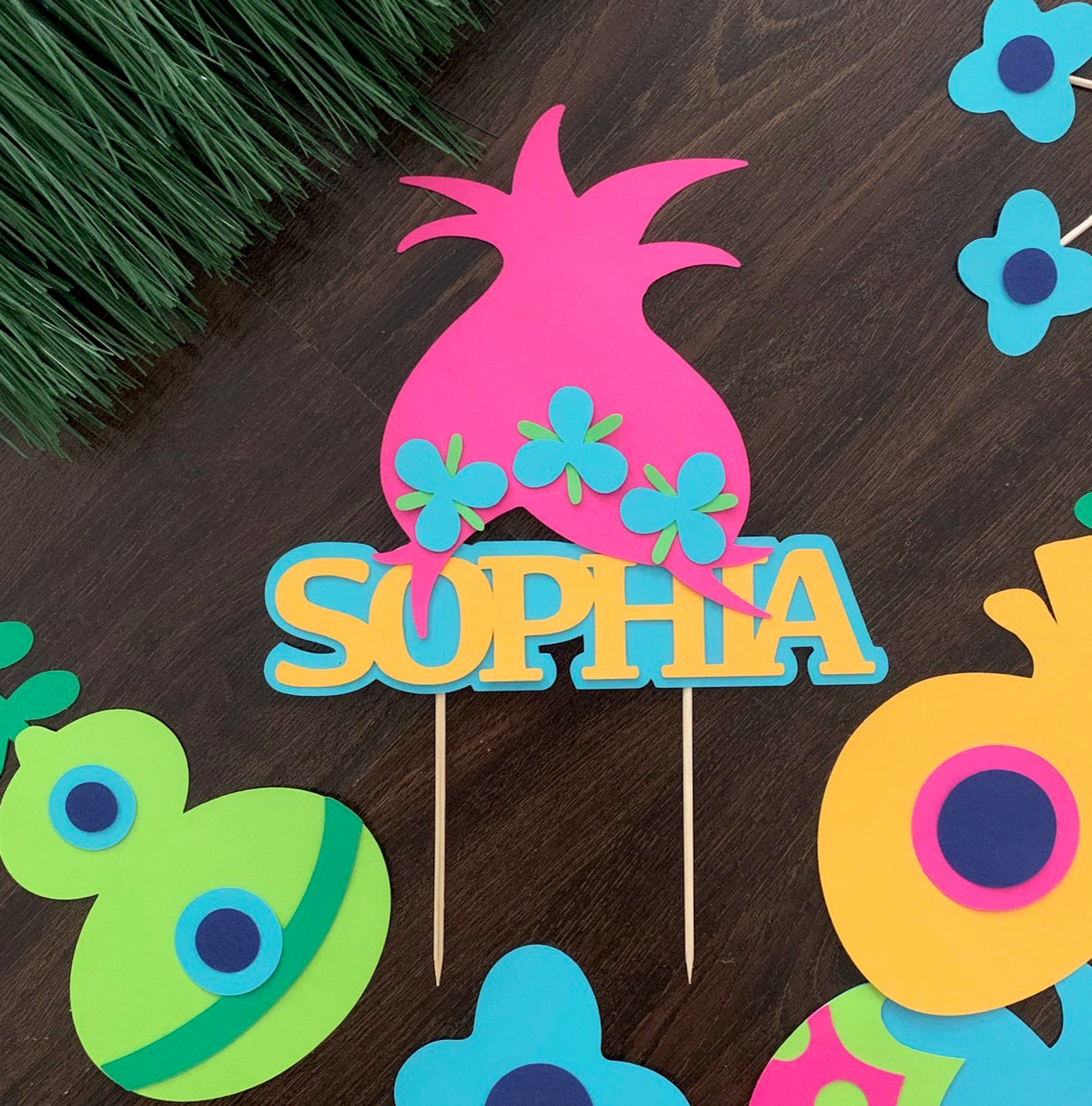 Trolls Party Package in A Box. fully Assembled. Troll Party Etsy