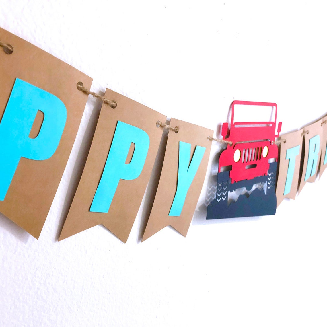 Off Road Jeep Party Package Truck Birthday COMBO Happy Etsy