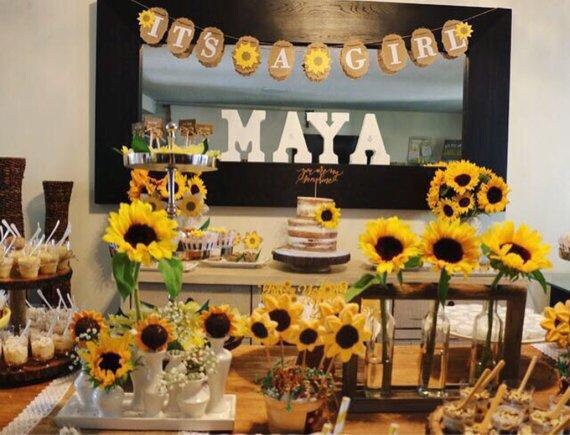 You Are My Sunshine Cake Topper Sunflower Baby Shower Cake Etsy