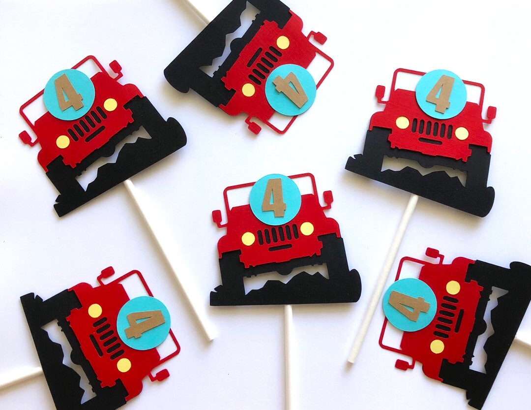 Off Road Jeep Party Package Truck Birthday COMBO Happy Etsy