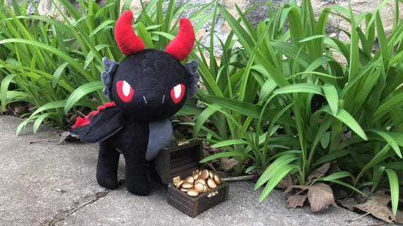 red dragon soft toy