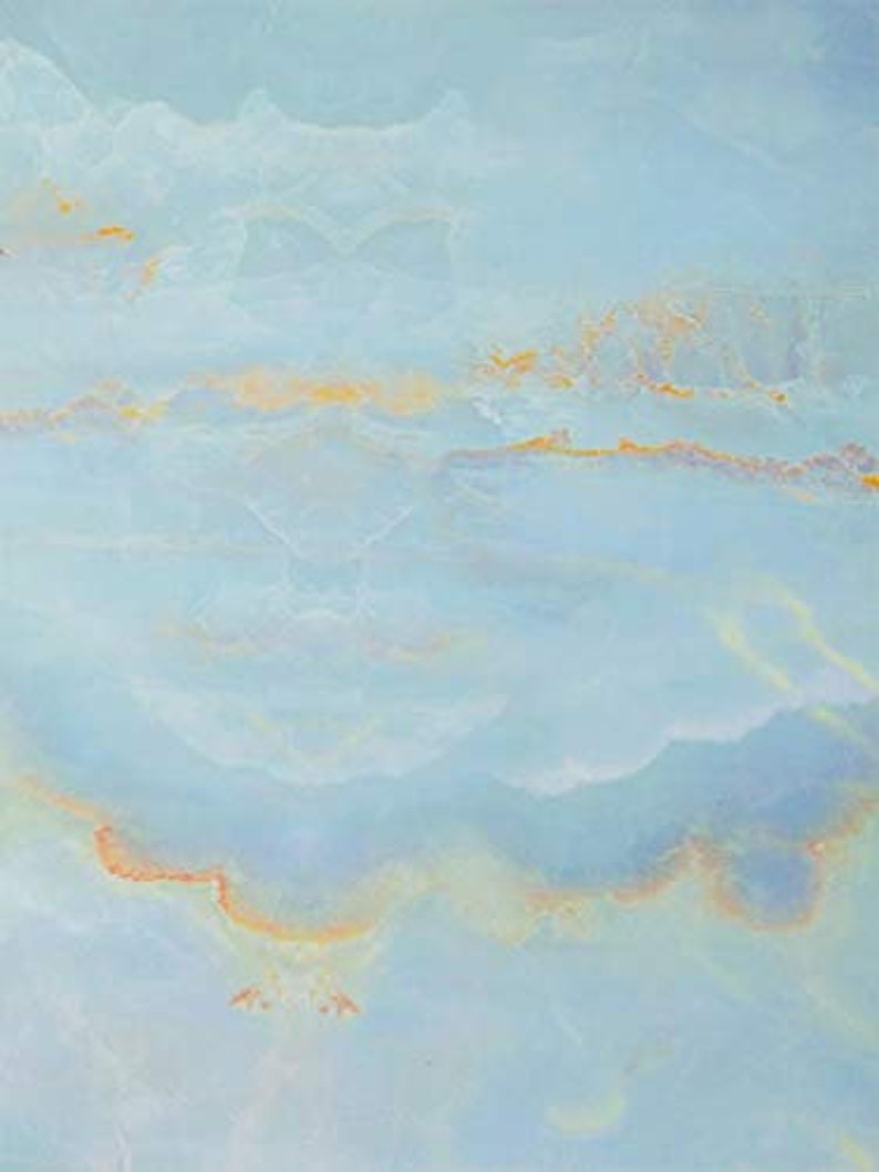 EBuyers 23.6x 118 Blue marble contact paper with Etsy