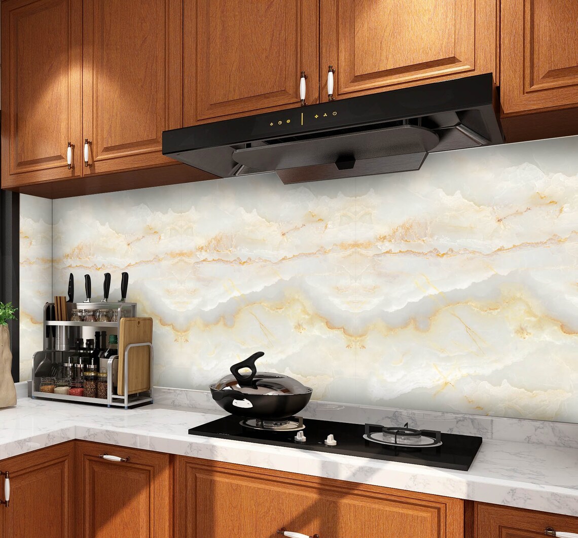 Ebuyers 23.6x196 Blue Gold Marble Contact Paper With Etsy