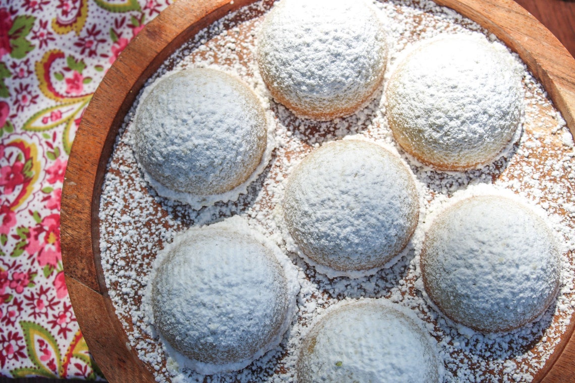 Walnut Maamoul Walnut Filled Cookies Semolina Walnut Etsy