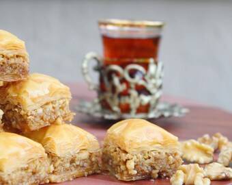 Selbstgemachte Nussbaum Baklava