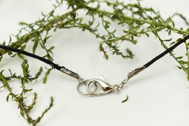 Collar de hojas de otoño, collar de hojas de otoño, collar de arcilla polimérica, gargantilla de hojas, colgante de hojas de otoño, collar de plantas, joyería de hojas de arcilla polimérica imagen 9